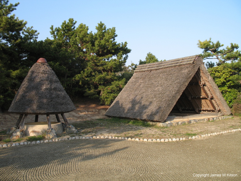 Part of the Ako seaside park is a recreation of a traditional Japanese village. These are some of the building. IMG_0627.JPG